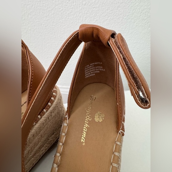 Espadrilles TOMMY BAHAMA Mini Mayla Cognac Back
Strap Velcro strap - Size 7.5M - Picture 6 of 7